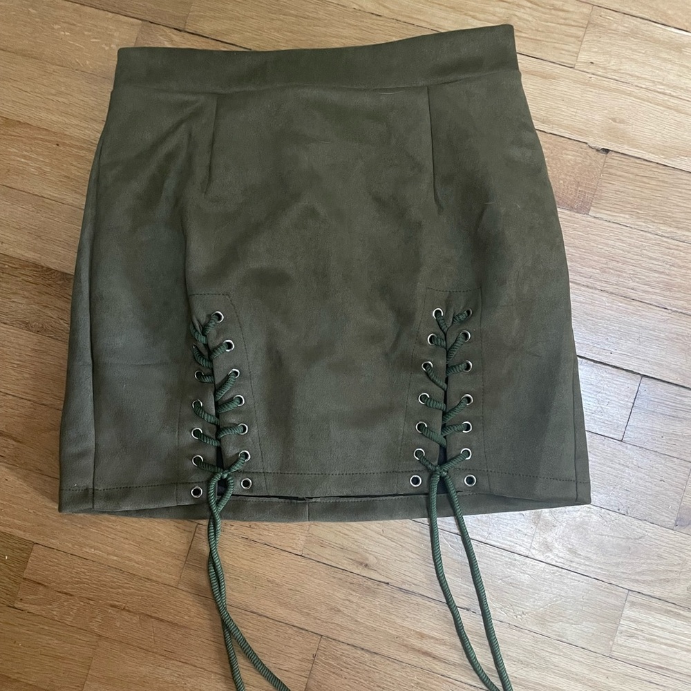 Green medium corset skirt